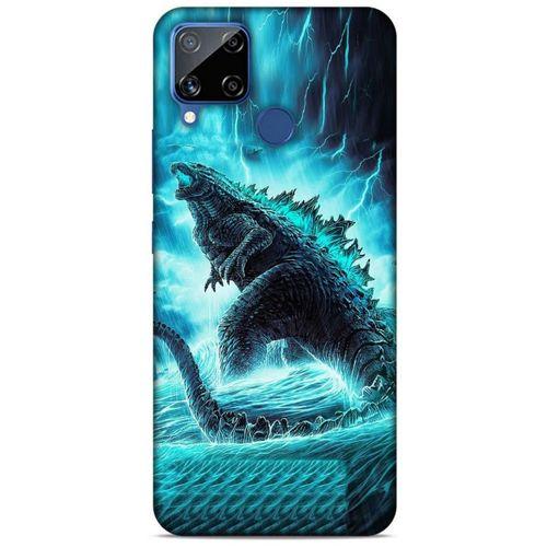 Oppo Realme C15 Kılıf Dragons (39) Liquid Crystal Kılıf Ejderhalar