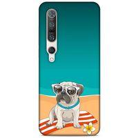 Animax Pug Plajda Xiaomi Mi 10 Pro Kılıf Desenli Silikon