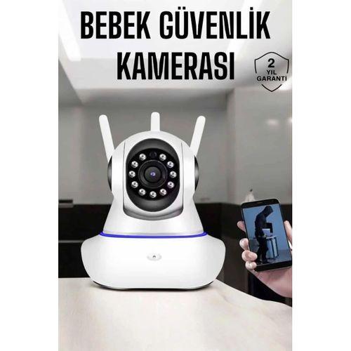 Wifi Kamera Ev Kamerası Gece Görüşlü Kablosuz Bebek Izleme Kamerası