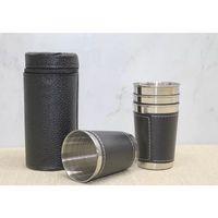 Derili Kılıflı 4'lü Shot Bardak Alk3925