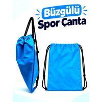Büzgülü Çanta Spor Çanta Mavi - 1 adet