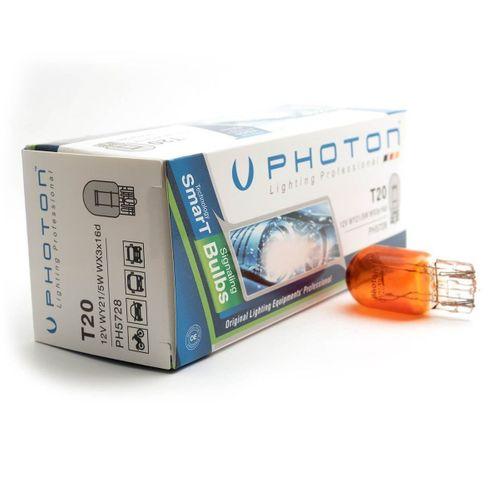 T20 21/5W Uyumlu 12V Çift Devre Amber Stop Ampulü