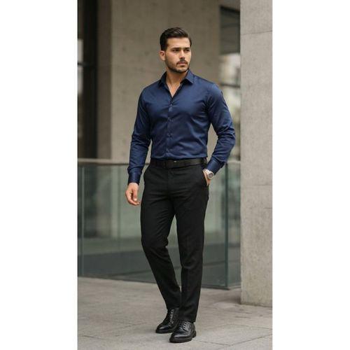 Erkek Saten Klasik Gömlek