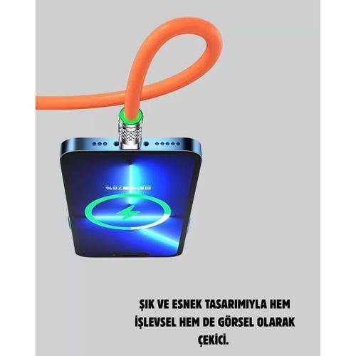 3’ü 1 Arada Kablo – 120w Hızlı Şarj Ve Veri Aktarımı Özellikli