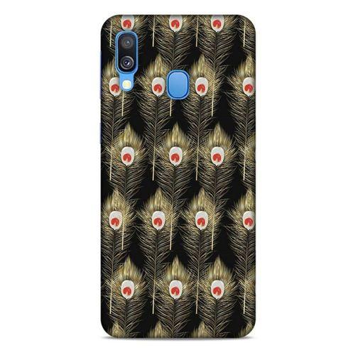 Samsung Galaxy A40 Kılıf Desenli Özel Seri Tüyler (22) Tam Koruma Kılıfı