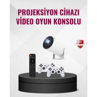 Kablosuz Mini Projeksiyon Cihazı Oyun Ve Film İçin Taşınabilir Ev Sineması
