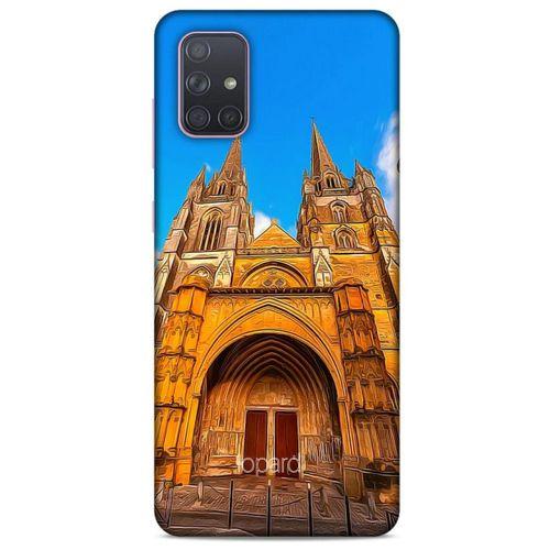 Samsung Galaxy A71 Kılıf Dünya Mimarisi (15) Antişok Kılıf Santa Maria Fransa