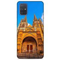 Samsung Galaxy A71 Kılıf Dünya Mimarisi (15) Antişok Kılıf Santa Maria Fransa