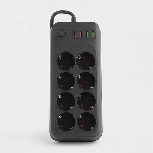 Termal Akım Korumalı 8 Prizli Uzatma Kablosu