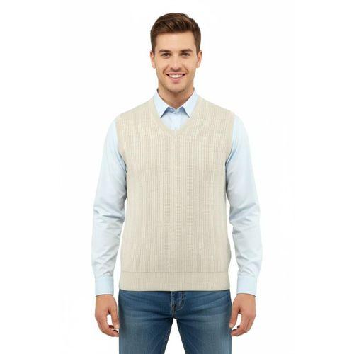 Erkek V Yaka Süveter Çelik Örgü Regular Kalıp 5209H BGL-ST04843