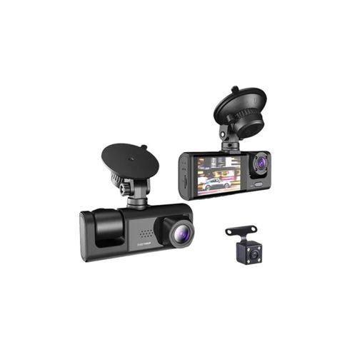 1080p Ön + 720p Arka & İç Kamera – Suya Dayanıklı Araç Güvenlik Kamerası