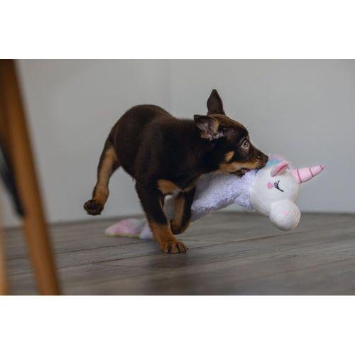 Beeztees Yavru Köpek Oyuncağı, Unicorn, Peluş, Beyaz, 74x14x15cm