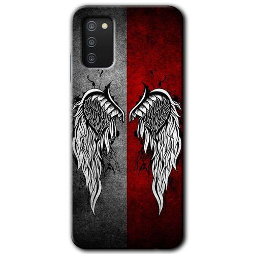 Potkal Hediye Fabrikası Samsung Galaxy A03s Kılıf HD Desen Baskılı Arka Kapak - Lucifer