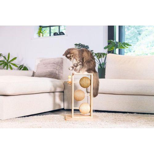 Beeztees DBL Kedi Tırmalama ve Oyuncağı, 34,5x29,5x50cm