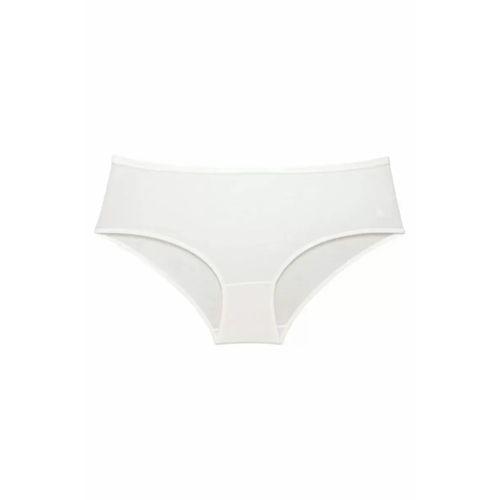 3 Adet Kadın Yüksek Bel Bato Külot Beyaz Krem Pudra