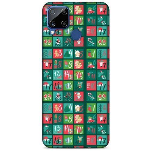 Yılbaşı Süsleri 18 Oppo Realme C15 Kılıf Silikon Kapak