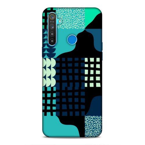 Realme 5i Uyumlu Kılıf Insomnia (17) Tasarım Kılıf Yeşil Lacivert