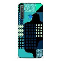 Realme 5i Uyumlu Kılıf Insomnia (17) Tasarım Kılıf Yeşil Lacivert