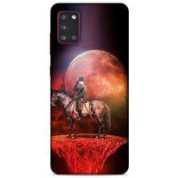 Samsung Galaxy A31 Kılıf Atatürk (49) Ultra Silikon Kılıf Uzay