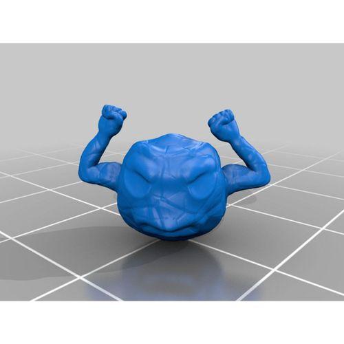 Geodude Pokemon (Bu ürün Sadece Plastik parçadır - Almadan Önce Soru Sorabilirsiniz)