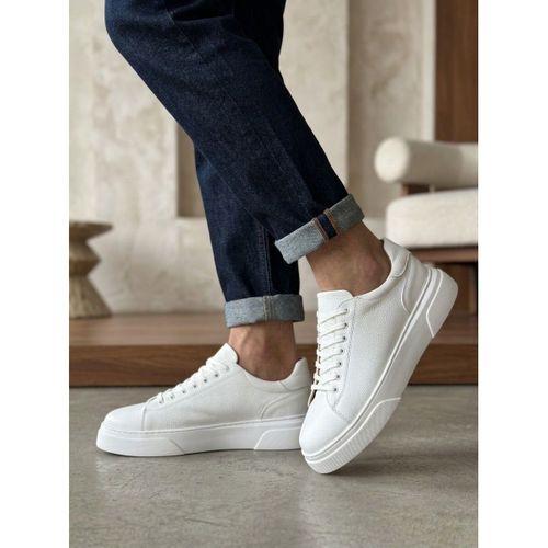 BLF-010 Erkek Sneaker Günlük Casual Spor Ayakkabı Beyaz