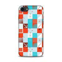 Apple Iphone 7 Uyumlu Kılıf Insomnia (33) Hybrid Kılıf Turkuaz Kırmızı