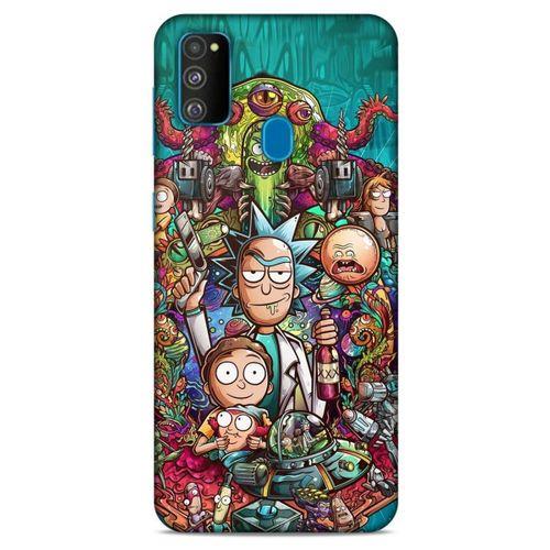 Samsung Galaxy M30s Uyumlu Kılıf Rick And Morty (32) Soft Silikon Kılıf Cronenberg Morty