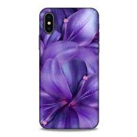 Apple Iphone X Uyumlu Kılıf Mor Delisi (35) Fit Design Kılıf Tomurcuk