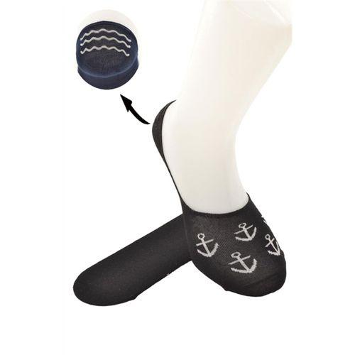 Erkek Deniz Çapa Desenli Kaymaz Slikon Bantlı Babet