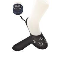 Erkek Deniz Çapa Desenli Kaymaz Slikon Bantlı Babet