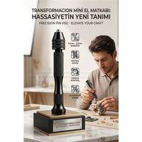 Mini El Matkabı - Hobi ve Takı Tasarımı İçin Hassas Mandrenli Pin Mengene 723119