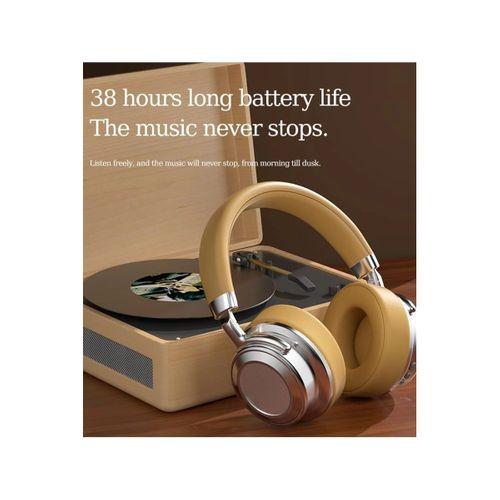 Metal Kulak Üstü Kablosuz Bluetooth Kulaklık Hybrid Anc Type-c Hızlı Şarj Bluetooth 6.0