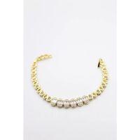 Taşlı Xuping Bileklik - Altın