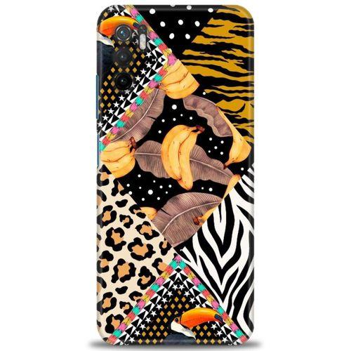 Xiaomi Poco M3 Pro Kılıf HD Baskılı Kılıf - Muz Papağan + Tam Ekran Koruyucu