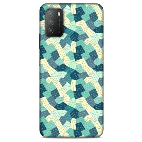 Lopard Xiaomi Poco M3 Uyumlu Kılıf Geometrix (71) Koruyucu Kapak