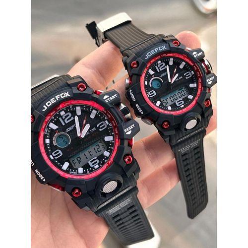 Joefox Digital Ve Analog Çiftlere Özel 2 Yıl Garantili 3 Atm Suya Dayanıklı Çift Kol Saati JE.CFT.04