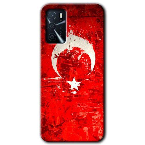 Oppo A16 Kılıf HD Desen Baskılı Arka Kapak - Albayrak 2