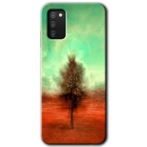 Samsung Galaxy A02s Kılıf Baskılı Kapak - Outlines Paint +Tam Kaplayan Mat Seramik