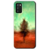 Samsung Galaxy A02s Kılıf Baskılı Kapak - Outlines Paint +Tam Kaplayan Mat Seramik