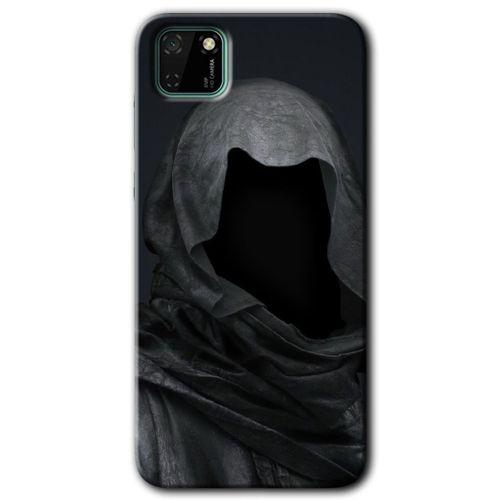 Huawei Y5P Kılıf HD Desen Baskılı Arka Kapak + Temperli Cam - Death