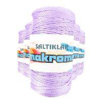 5 Adet Polyester Makrome İpi 3200 Lila 100 gr
