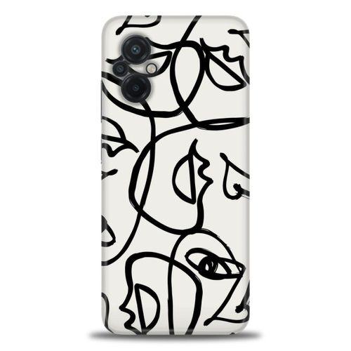 Xiaomi Poco M5 Kılıf HD Baskılı Kılıf - Suratlar + Tam Ekran Koruyucu