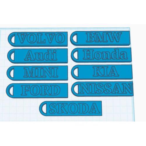 Araç Anahtarlıkları (Bu ürün Sadece Plastik parçadır - Almadan Önce Soru Sorabilirsiniz)