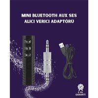 Bluetooth Aux Adaptör | 3.5mm Ses Girişi İçin Kablosuz Dönüştürücü, 10m Menzil