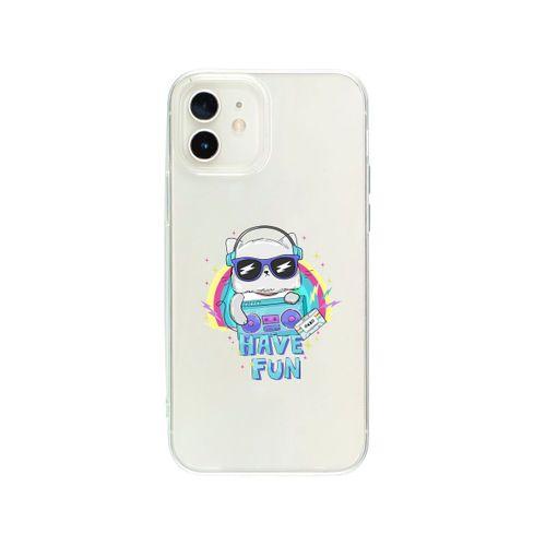 iPhone 12 Mini Have Fun Desenli Premium Şeffaf Silikon Kılıf