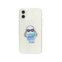 iPhone 12 Mini Have Fun Desenli Premium Şeffaf Silikon Kılıf