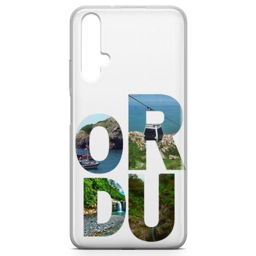 Honor View 20 Kılıf Ordu Gezi Arka Kapak Koruma Desenli Full Koruyucu