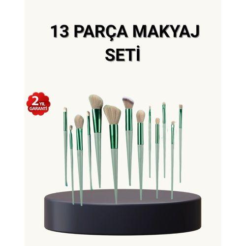 13’lü Yumuşak Kıllı Makyaj Fırça Seti – Profesyonel Kalite, Hassas Ciltlere Uygun