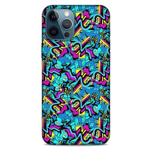 Graffitix (30) Desenli Silikon Kapak Apple iPhone 12 Pro Max Kılıf