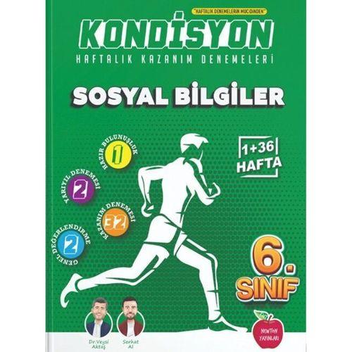6. Sınıf Sosyal Bilgiler Kondisyon Haftalık Kazanım Deneme Newton Yayınları